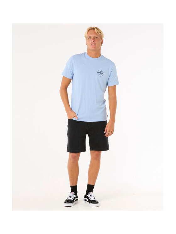 Rip Curl Rip Curl T-Shirt Staple Tee Błękitny Standard Fit