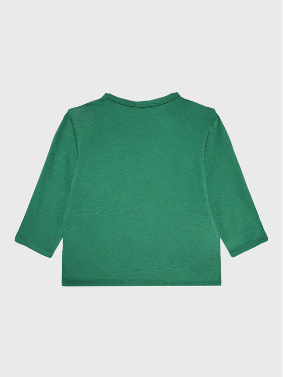 United Colors Of Benetton United Colors Of Benetton Majica 3VR5G106B Zelena Regular Fit