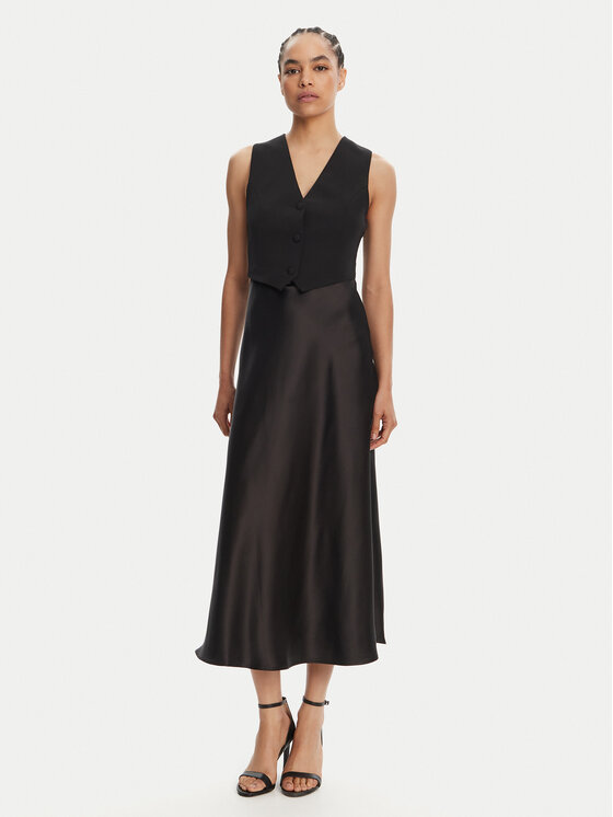Liu Jo Liu Jo Rochie cocktail WA5271 TS896 Negru Regular Fit