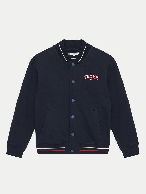 Tommy Hilfiger Geacă bomber Varsity KS0KS00570 Bleumarin Regular Fit