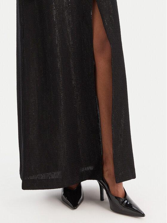 Eleh Eleh Vakarinė suknelė EFW250295 Juoda Regular Fit