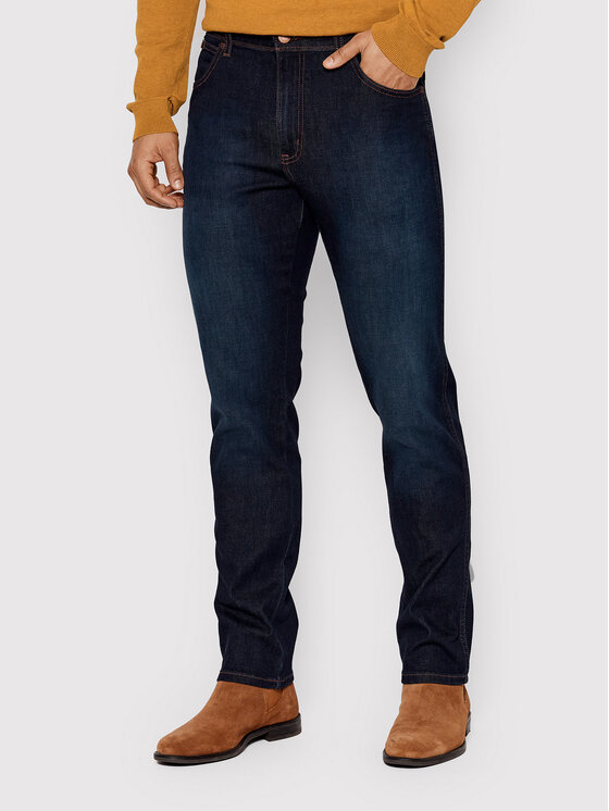 Wrangler Wrangler Jeans Texas W12SAO990 112126502 Blu scuro Slim Fit