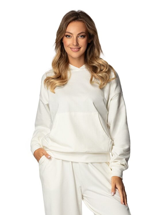 DKaren Sport DKaren Sport Bluza DK-K-B8 Écru Regular Fit