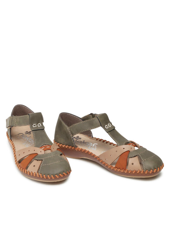 Rieker Rieker Sandalen M1655-54 Grün