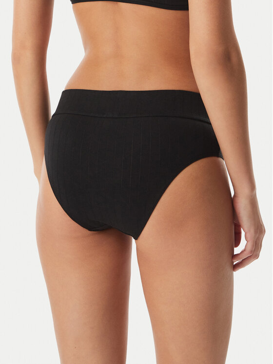 Calvin Klein Underwear Calvin Klein Underwear Klasične spodnje hlačke z visokim pasom LV00QF8713 Črna