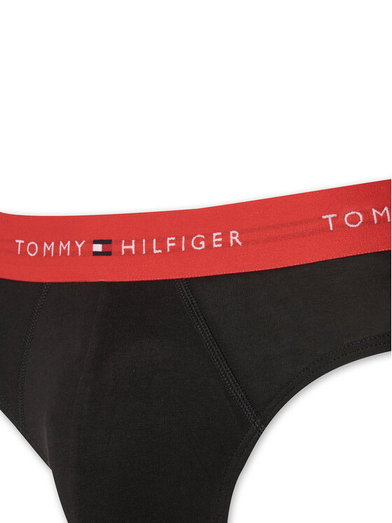 Tommy Hilfiger Tommy Hilfiger Súprava slipov UM0UM03876 Čierna