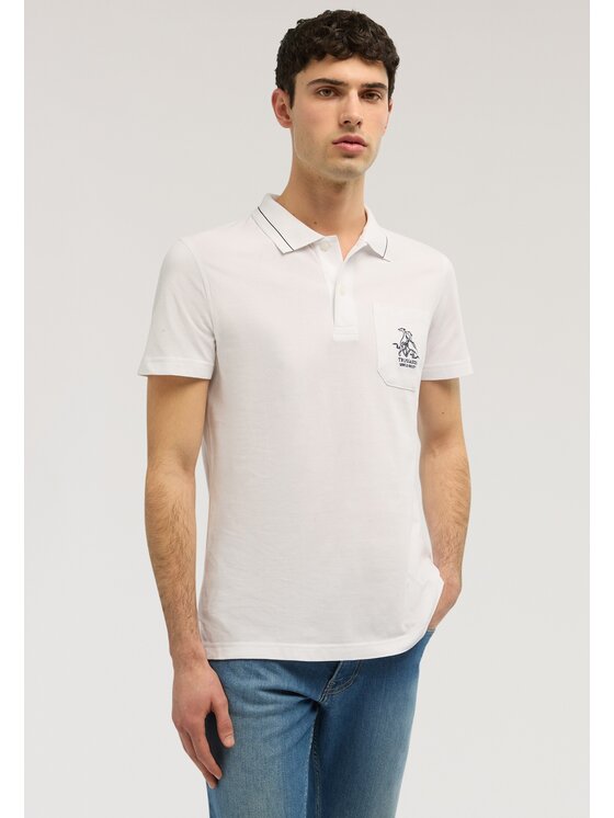 Trussardi Trussardi T-Shirt G5038000088N001 Biały Regular Fit