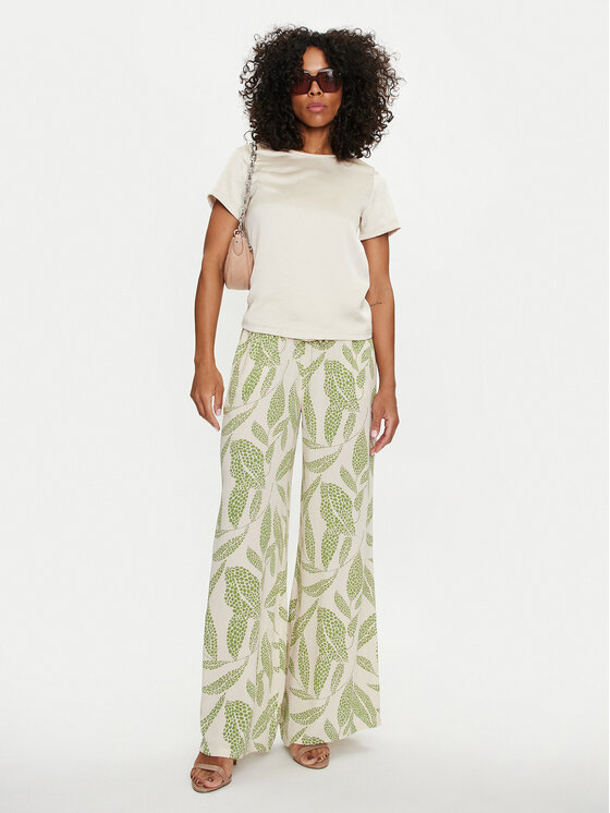 JDY JDY Hlače iz tkanine Bree 15320106 Zelena Wide Leg