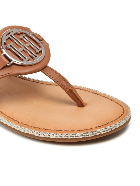 tommy hilfiger tan sandals
