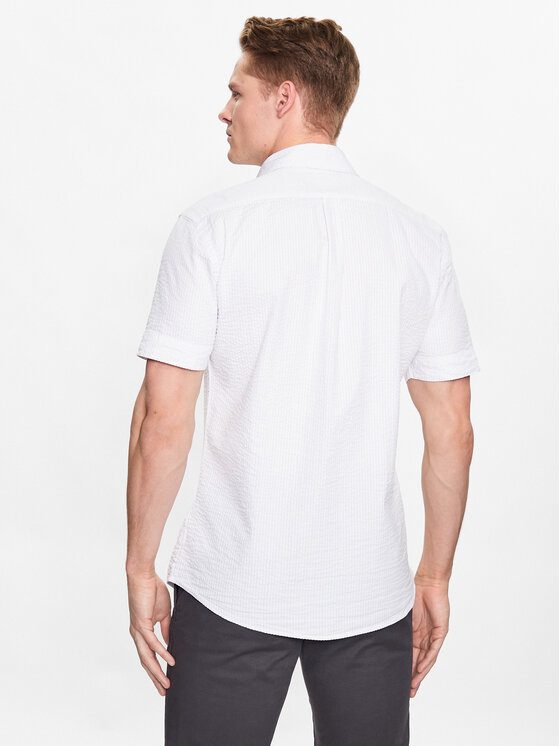 Lindbergh Lindbergh Koszula 30-203431 Biały Slim Fit