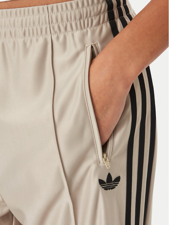 adidas adidas Sportinės kelnės Metallic Firebird KS9974 Smėlio Wide Leg
