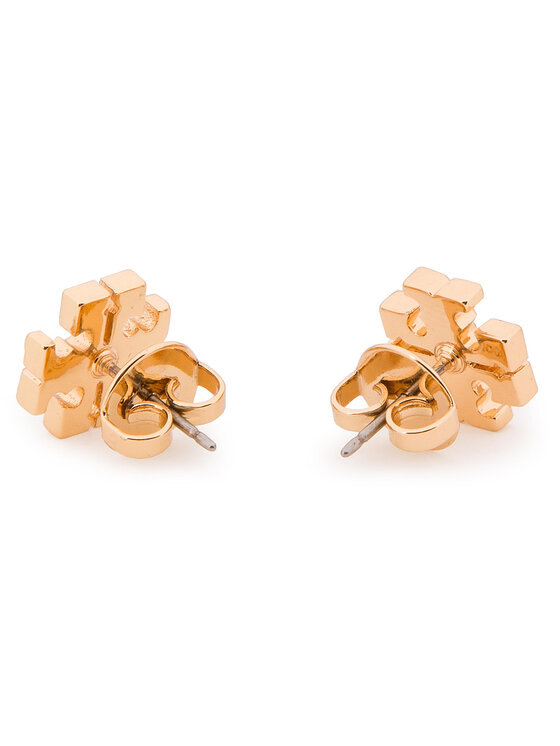 Tory Burch Tory Burch Fülbevaló Crystal Logo Stud Earring 53423 Arany