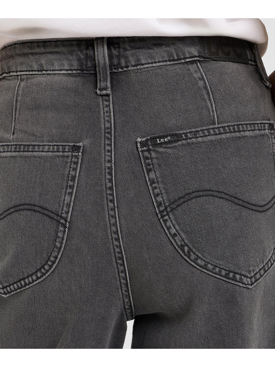Lee Lee Jeansy 112370895 Szary Relaxed Fit