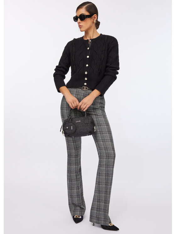 Liu Jo Liu Jo Pantaloni di tessuto CF5376T073AM9847 Grigio Slim Fit