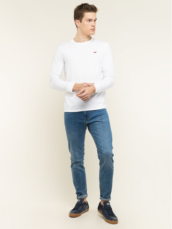Levi's® Levi's® Longsleeve Original Logo Tee 72848-0000 Weiß Regular Fit