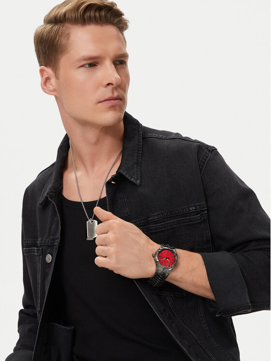 Diesel Diesel Ρολόι Vert DZ2199 Μαύρο