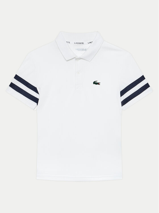 Lacoste Tricou polo DJ7435 Alb Regular Fit