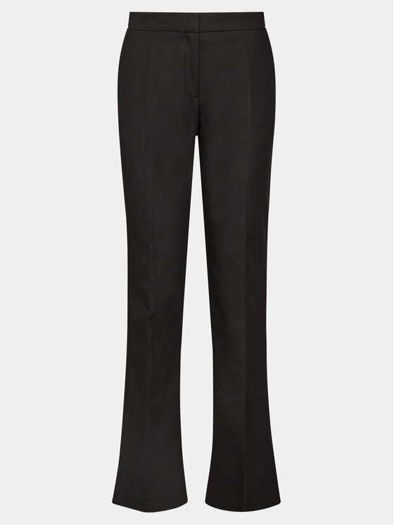 HUGO Hugo Pantaloni din material Haralie 50510436 Negru Straight Fit