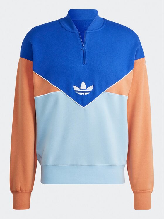 adidas Felpa adicolor Seasonal Archive IB3144 Blu Regular Fit Modivo