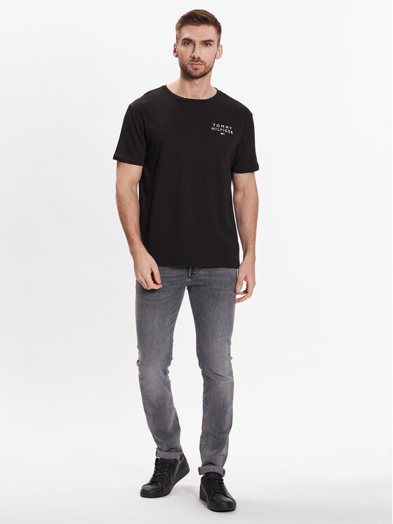 Tommy Hilfiger Tommy Hilfiger T-särk Logo UM0UM02916 Must Regular Fit