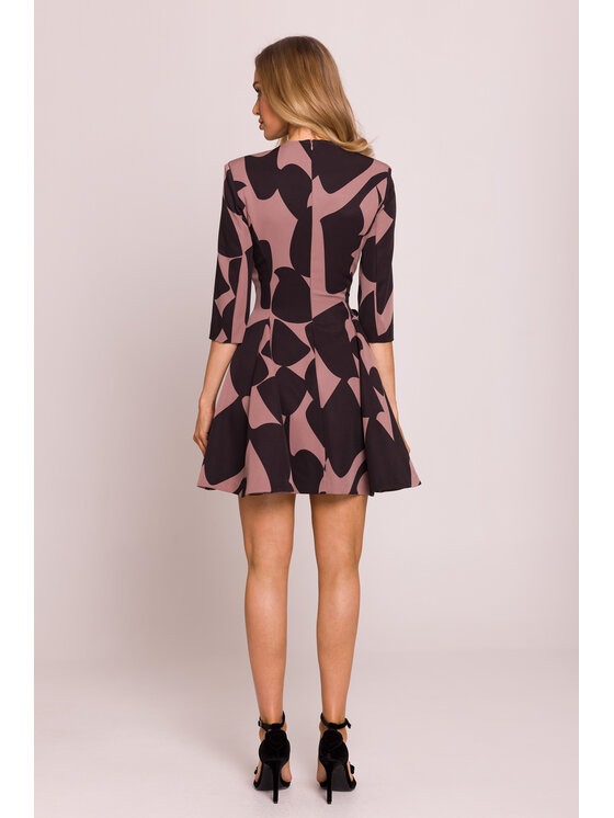 Made of Emotion Made of Emotion Sukienka koktajlowa M849 Różowy Premium Fit