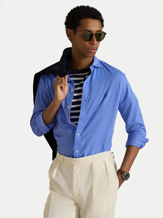 Polo Ralph Lauren Polo Ralph Lauren Koszula 710899386004 Niebieski Slim Fit