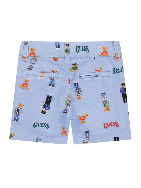 Guess Guess Pantaloncini di tessuto N6RD03 WFY91 Viola Regular Fit