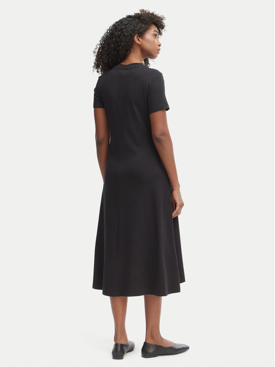 Tommy Hilfiger Tommy Hilfiger Ежедневна рокля WW0WW50825 Черен Regular Fit