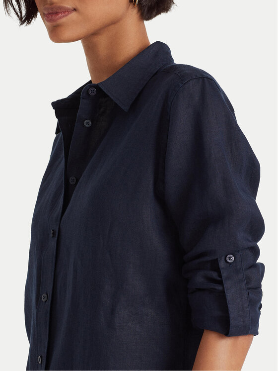LAUREN RALPH LAUREN Lauren Ralph Lauren Πουκάμισο 200782777003 Σκούρο μπλε Relaxed Fit