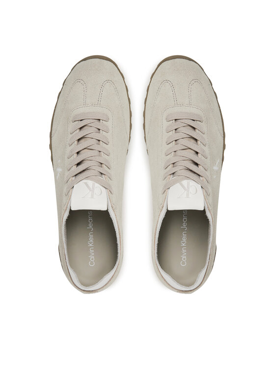 Calvin Klein Jeans Calvin Klein Jeans Sneakersy Low Profile Runner Mg Sue YW0YW01898 Beżowy