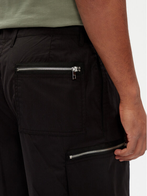 Michael Kors Michael Kors Šortky z materiálu CS5304THC2 Černá Regular Fit