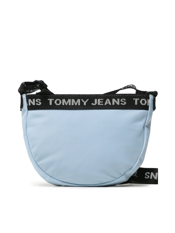 Geantă Tommy Jeans Tjw Essentai Moon Bag AW0AW15146 Albastru