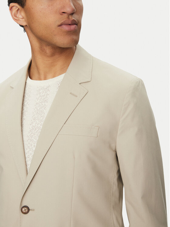Michael Kors Michael Kors Sacou CS5100THC2 Bej Slim Fit