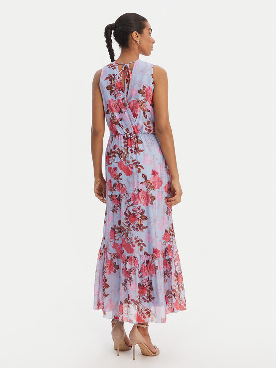 Fracomina Fracomina Ikdienas kleita FR26SD3018W774R8 Zils Regular Fit