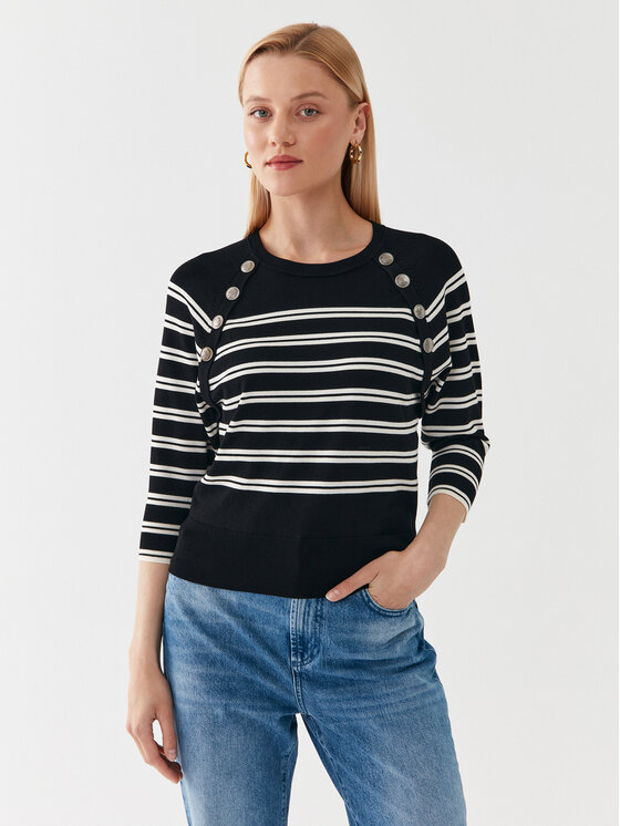 Marella Pulover Ossido 2333660437 Negru Regular Fit