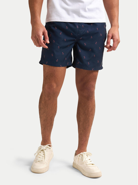 Petrol Industries Petrol Industries Badeshorts M-1050-SWS951 Dunkelblau Regular Fit