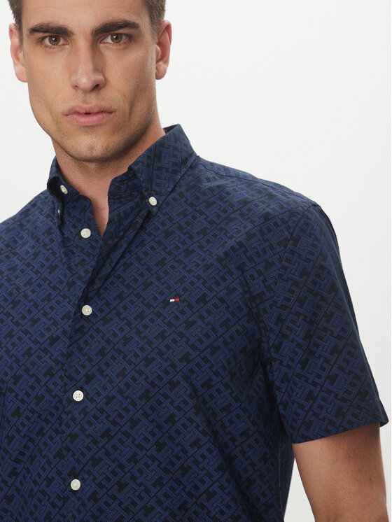 Tommy Hilfiger Tommy Hilfiger Cămașă MW0MW38954 Bleumarin Regular Fit