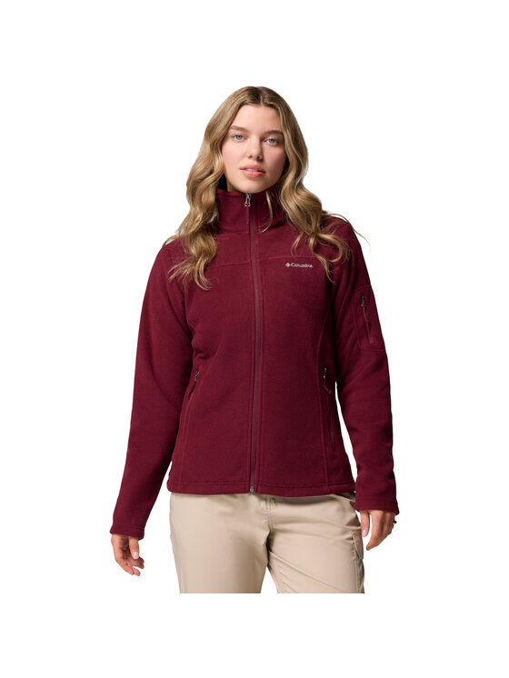 Columbia Columbia Felpa di pile Fast Trek II Jacket Bordeaux Regular Fit