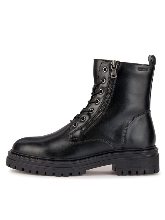 Geox Geox Čizme D Iridea D36HRK 00043 C9999 Crna