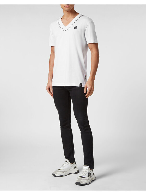 PHILIPP PLEIN PHILIPP PLEIN T-shirt 14849 Bianco Regular Fit