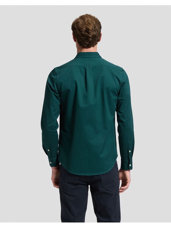 Lee Lee Koszula SHIRT Zielony Regular Fit