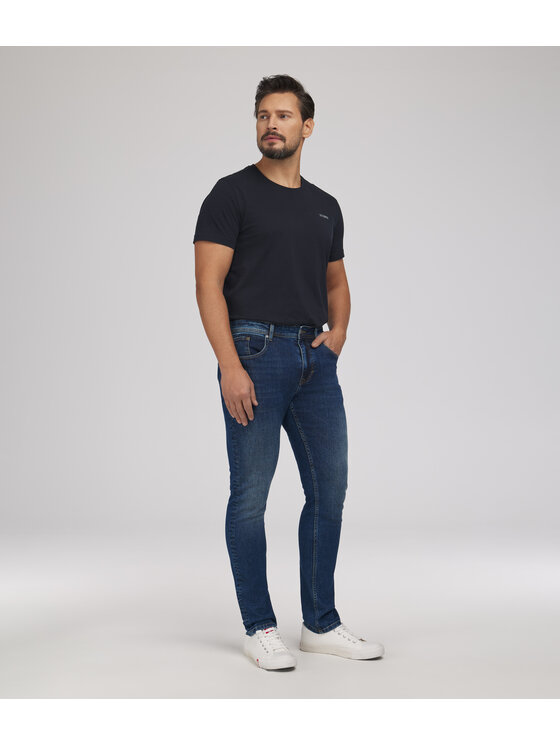 Lee Cooper Lee Cooper Jeansy JEANS M DENZEL 2287 DARK USED Niebieski Regular Fit