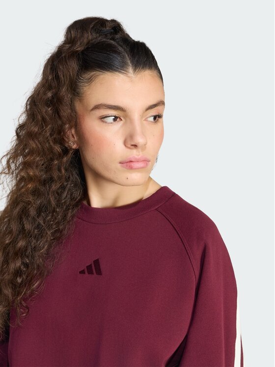 adidas adidas Bluza 164810 Czerwony Loose Fit