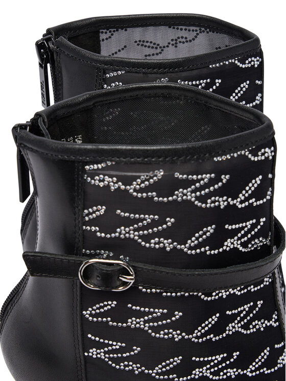 KARL LAGERFELD KARL LAGERFELD Polokozačky Sarabande KL30976 Černá