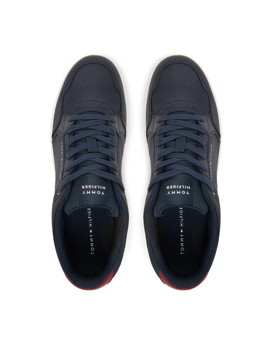 Tommy Hilfiger Tommy Hilfiger Laisvalaikio batai Basket Core Lite Lth Mix FM0FM05518 Tamsiai mėlyna