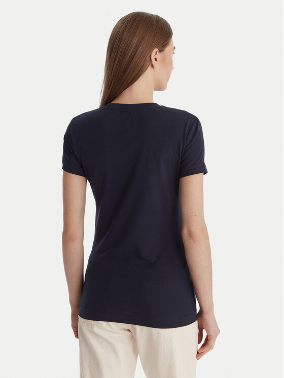 Guess Guess Tricou W2YI44 J1314 Bleumarin Regular Fit