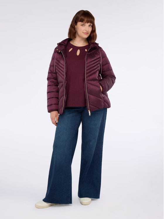 Fiorella Rubino Fiorella Rubino Giubbotto piumino F431T001332N029 Bordeaux Regular Fit