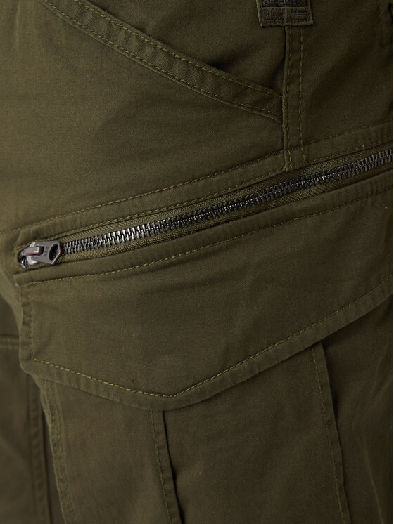 G-Star Raw G-Star Raw Szorty materiałowe Rovic Zip D26214-5126 6059 Khaki Relaxed Fit