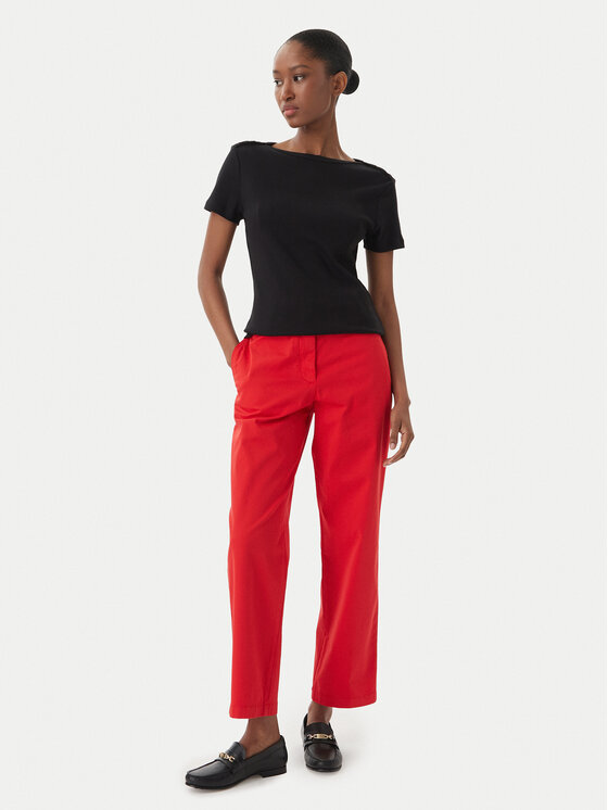 Tommy Hilfiger Tommy Hilfiger Chinos WW0WW49647 Piros Slim Fit