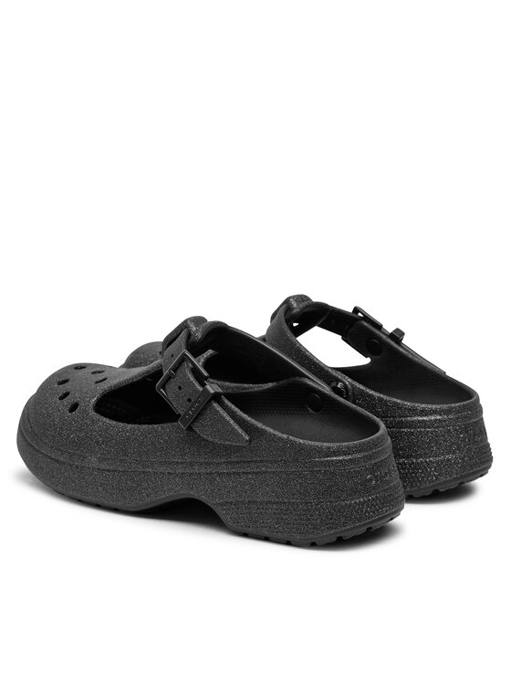 Crocs Crocs Natikače Classic Mary Jane Glitter Clog 210737 Siva